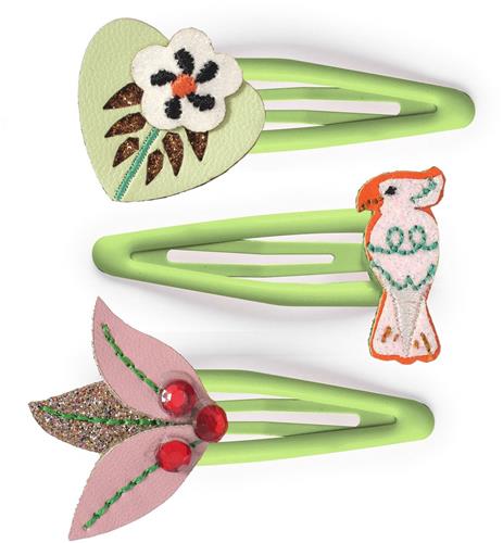 Djeco PLUME - ACCESSOIRES CHEVEUX Barrettes Colomba x 3.