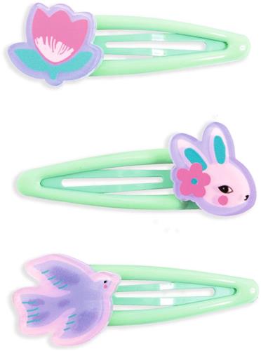 Djeco PLUME - ACCESSOIRES CHEVEUX Barrettes Eglantine x 3.