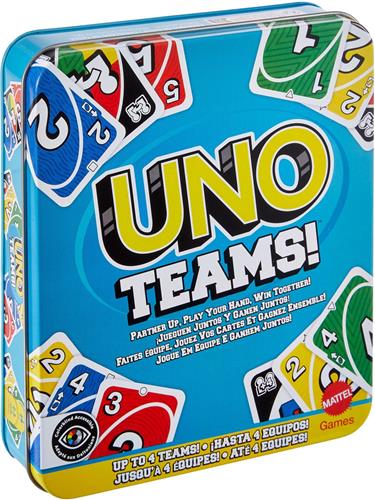 UNO Teams Kaartspel in Exclusieve Metalen Box