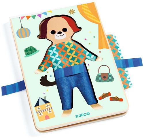 DJECO Drewniany zestaw do przebierania psa