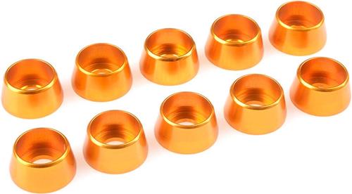 Team Corally - Aluminium sluitring - voor M5 Cilinderkopschroeven - BD=12mm - Goud - 10 st