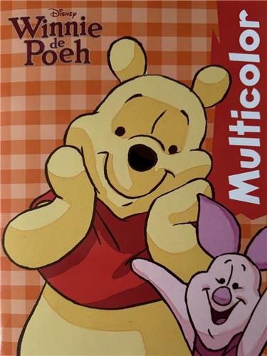 Multicolor - Kleurboek - Winnie de Poeh - 32 Pagina's - 17 Kleurplaten en 17 Voorbeelden - Voor Kinderen - Uitermate Geschikt voor Kleurpotloden en Wasco