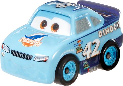 Disney Pixar Cars Mini Racers Cal Weathers, Auto, 3 jaar, Metaal, Kunststof, Blauw