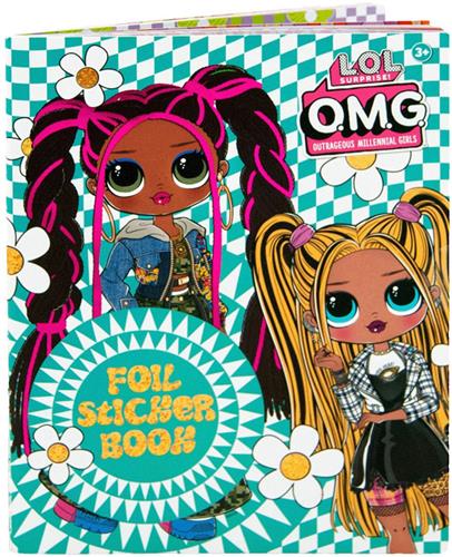 L.O.L. Suprise 20 Pagina's Folie Stickerboek Plezier! - 3+
