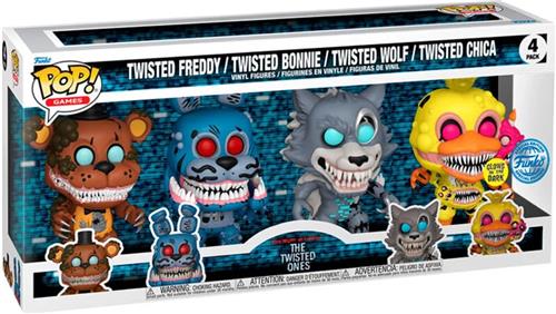 Funko Pop! Five Nights at Freddy's - The Twisted Ones Glow-in-the-Dark 4-Pack Exclusive