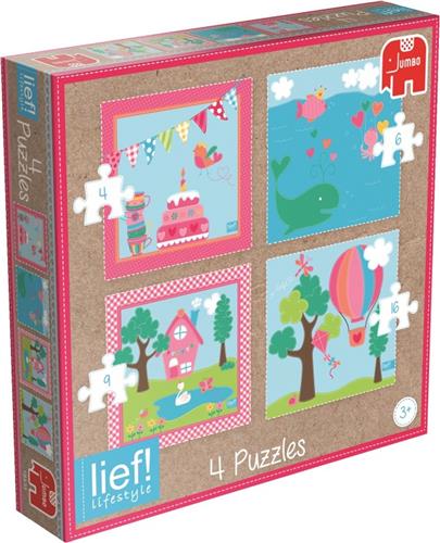 Lief! 4in1 Puzzel Girls