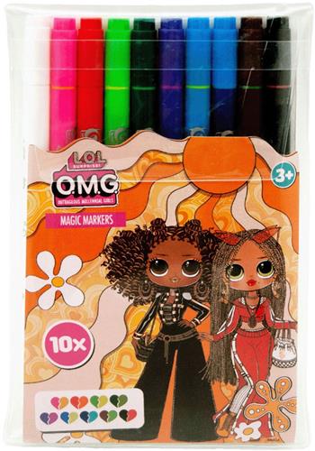 L.O.L. Surprise magische stiften - creatieve speelgoedset 10 kleuren.