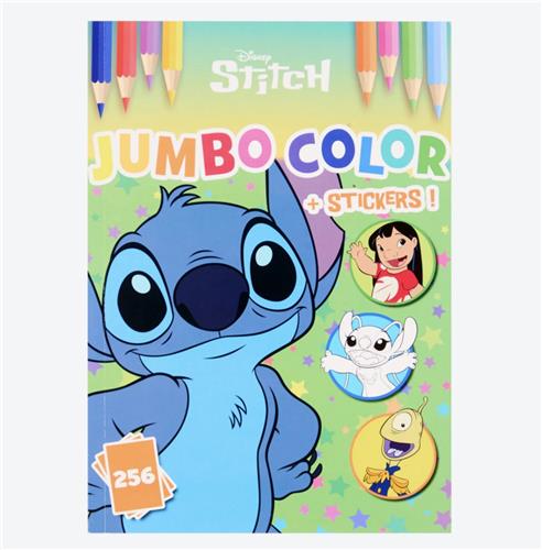 Kleurboek XXL Disney Lilo & Stitch - 256 Pagina's inclusief Stickers - Mega Kleurboek - Tekenen & Kleuren - Kleurboek / Tekenboek - Cadeau voor Jongens en Meisjes - XL Kleurboek - Stickerboek - Creativiteit - Hoge Kwaliteit - Extra Dik Kleurboek