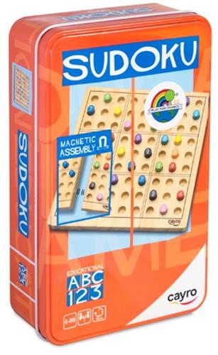SUDOKU METAL BOX - Geronimo games - Cayro - Travel spel