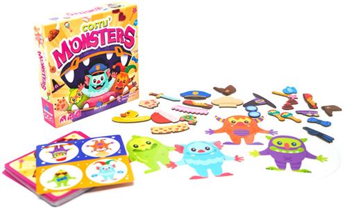 Costu' Monsters - Geronimo Games - Blue Orange - Kinderspel - Observatie - Snelheid - Vanaf 4 jaar oud - Van 2 tot 4 spelers