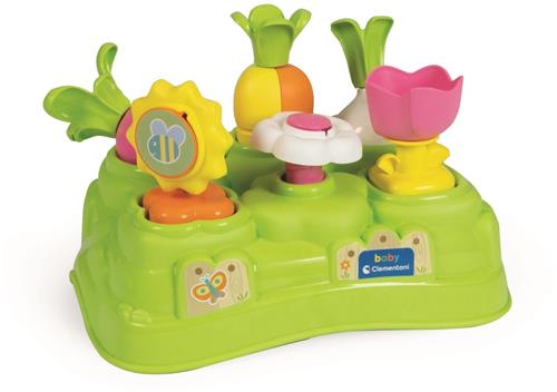 Baby Clementoni - Baby Garden - Motoriek Speelgoed - Mini Activiteitentafel - Educatief Speelgoed - vanaf 10 maanden