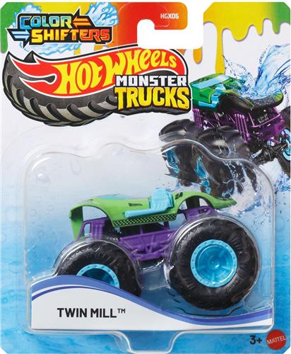 Hot Wheels Color Shifters Twin Mill, Monstertruck, 3 jaar, Metaal, Kunststof, Meerkleurig