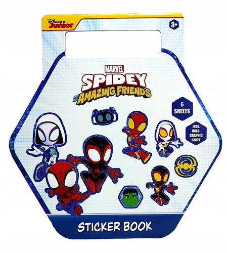 Disney Marvel Spidey and his amazing friends sticker boek - 6 vellen - 120 stickers