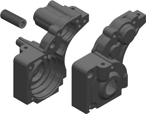 Team Corally - Gearbox - L/R - Composite - 1 Set