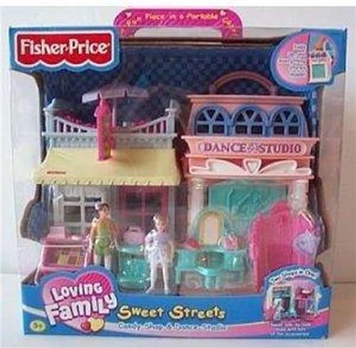 Fisher Price Candy shop en Dance studio - VINTAGE - 74923/75316-02