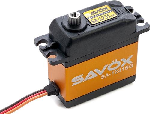 Savox - Servo - SA-1231SG - Digital - Coreless Motor - Staal tandwielen