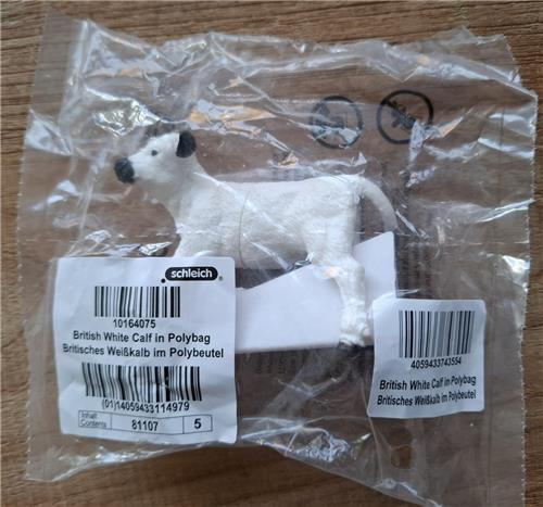 Schleich Brits witte Kalf 8cm