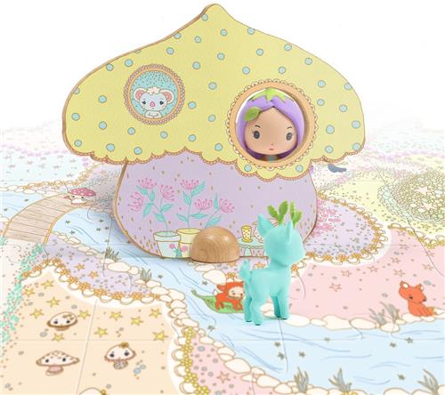 Djeco puzzel speelgoed Tinyly Puzzl'Up Lily 33 stukjes.