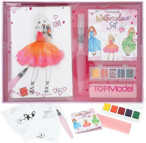 Depesche - TOPModel kleurboek met waterverf
