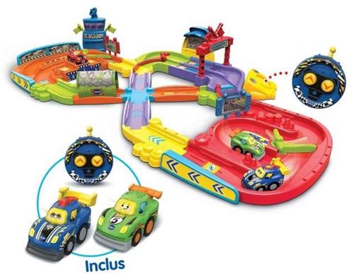 VTECH TUT TUT BOLIDES - MIJN EERSTE OP AFSTAND BESTUURBARE BAAN (+ SIMON SUPERKAMPIOEN / LEO TURBO BOLIDE)