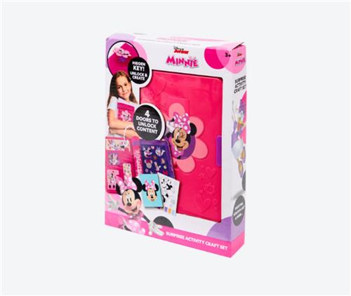 Disney Minnie Surprise Knutselset  33-delig  Creatieve Knutselbox voor Kinderen met Stickers, Papier & Accessoires