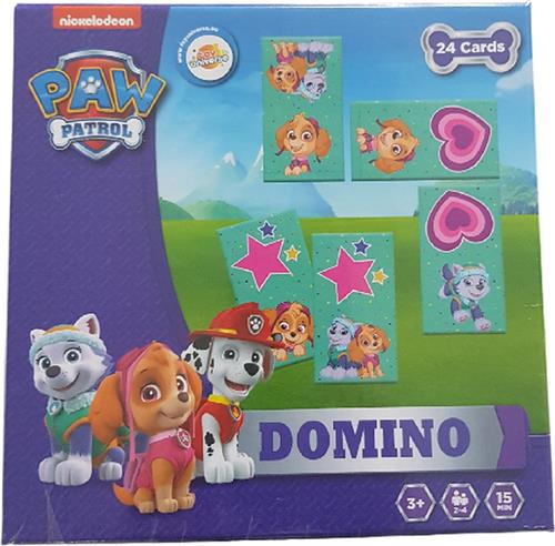 Paw Patrol Domino - Paars / Multicolor - Spel