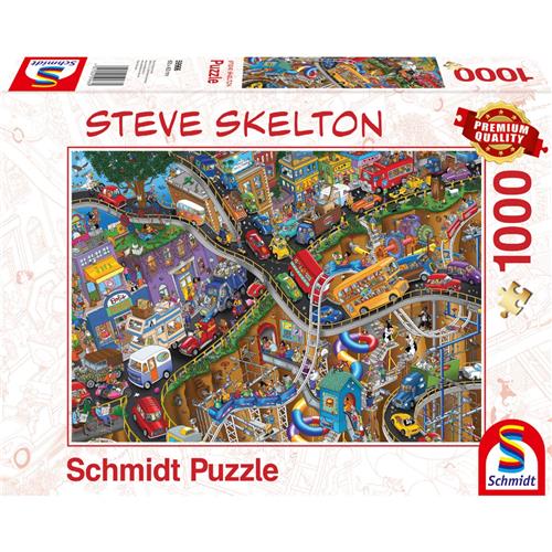Schmidt Spiele Steve Skelton - Alles in Bewegung - 1000 Teile.