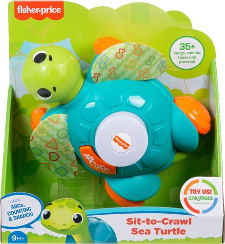 Fisher Price Linkimals Zit En Kruip Zeeschildpad + Licht En Geluid