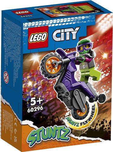 Lego City Stuntz 60296 Wheelie Stuntmotor