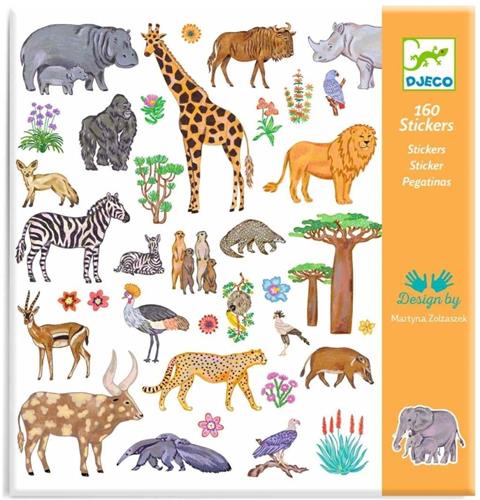 Stickers Djeco 160 stuks - Kenia
