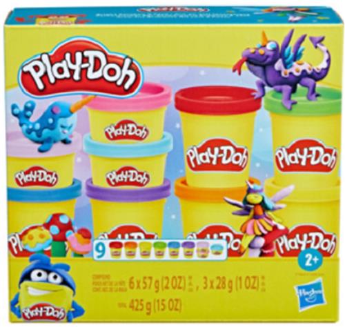 Playdoh 9 pack assorti
