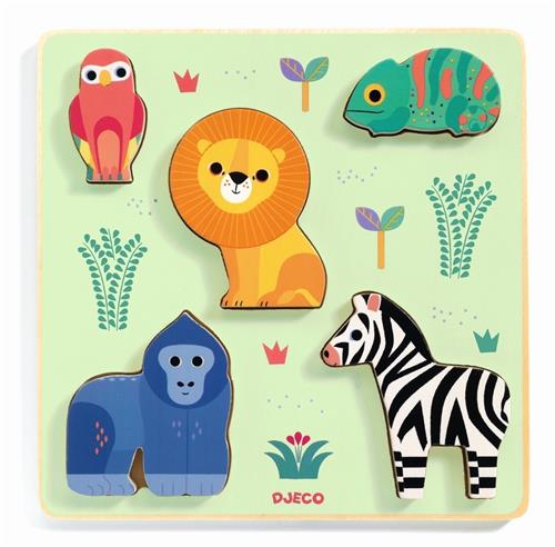 Djeco Vormenpuzzel voor kinderen | Puzzle Chunky Emilion