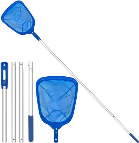 Goodivery® - Schepnet Zwembad - Met Telescopische Stang - Bladnet Voor Het Reinigen Van Zwembaden - Bubbelbaden - Spa's - Peuterbaden En Vijvers - 175 CM