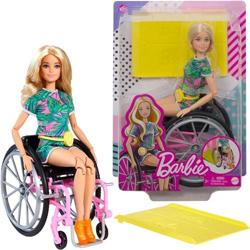 Barbie Fashionista en Rolstoel Blond
