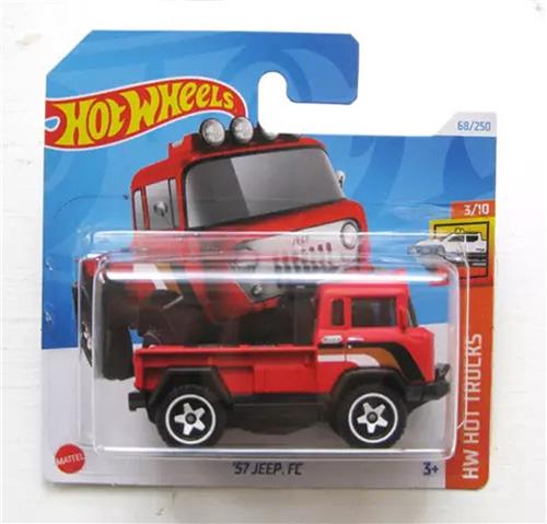 HOT WHEELS '57 JEEP FC RED 68/250 1:64 HW HOT TRUCKS 3/10