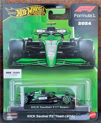 Hot Wheels JBM23 Kick Sauber F1 Team #24, green/black