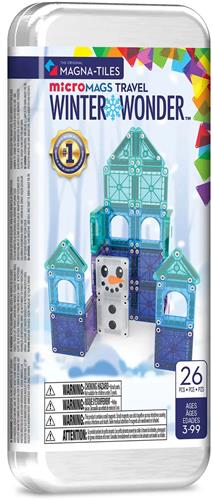 Magna-Tiles | Micro Mags Travel Winter Wonder Set 26 Stuks set
