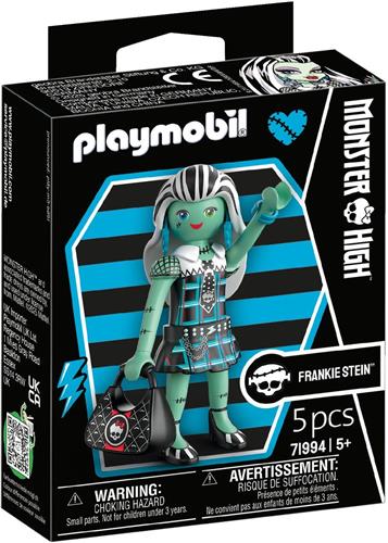 PLAYMOBIL | Monster High | Frankie Stein | Creatieve speelfigurenset voor Halloweenfeestjes & rollenspellen | Met coole accessoires & iconische figuur | Perfect voor kleine monsterfans vanaf 4 jaar | 71994