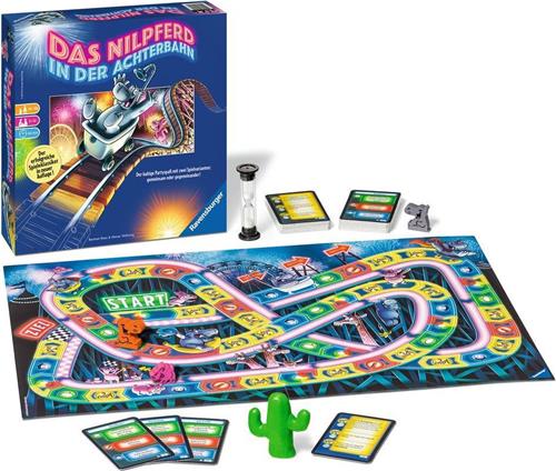 Ravensburger Das Nilpferd in der Achterbahn - Bordspel Duitstalig