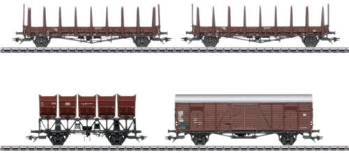 Märklin 46664 H0 4-delige goederenwagen-set van de DB