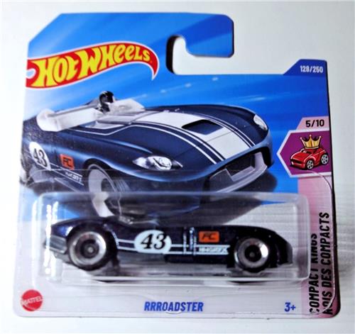 HOT WHEELS RRROADSTER FC 43 METALIC BLUE 1:64 128/250 HW COMPACT KINGS 5/10 SHORT CART 2025