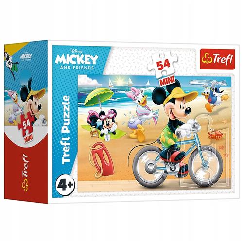 Trefl Mini Puzzel 54 Stukjes - Mickey Mouse Dag met Vrienden