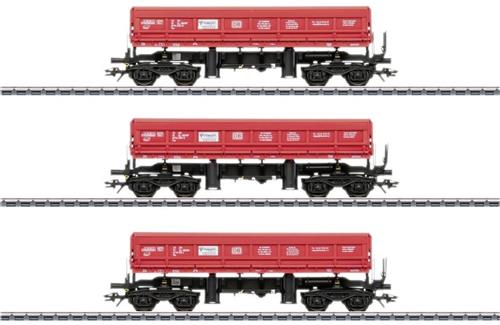 Märklin 48458 H0 3-delige zijkantelwagenset FAS van de DB Schenker Rail Polka SA