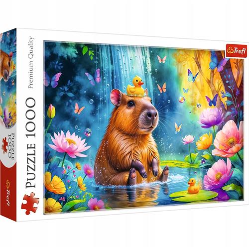 Trefl Capibara Puzzel 1000 Stukken - Adembnemend Natuurlandschap