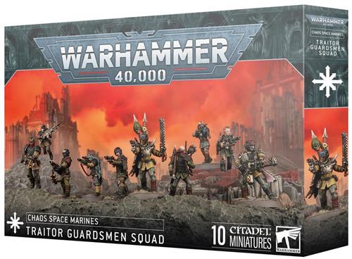 Warhammer 40K - Chaos Space Marine - Traitor Guardsmen Squad (43-107)