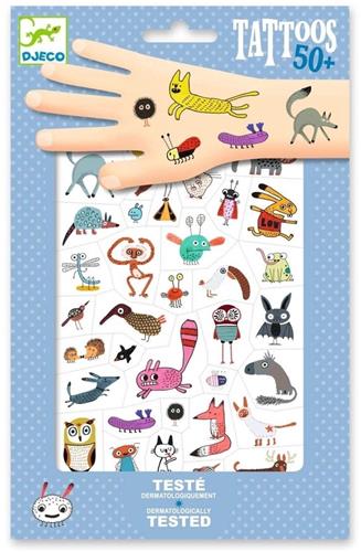 Djeco body art tattoo kleine beestjes - tijdelijke tattoos voor kinderen.