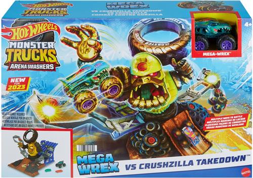 Hot Wheels Monster Trucks Smashers Arena Gorilla Speelset 4+