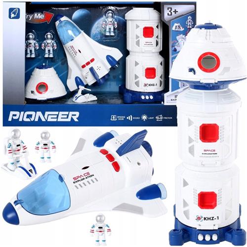 Ruimtevaartuig Raket & Astronauten Speelgoed Set met Licht & Geluid