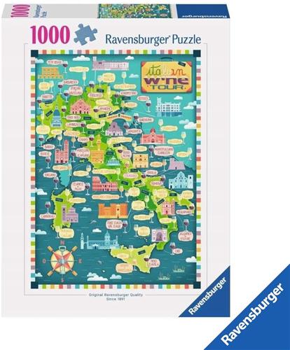 Ravensburger Puzzel 1000 Stukken: Italiaanse Wijnkaart