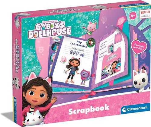 Clementoni - Gabby's Dollhouse - Scrapbook met accessoires - Vanaf 6 jaar